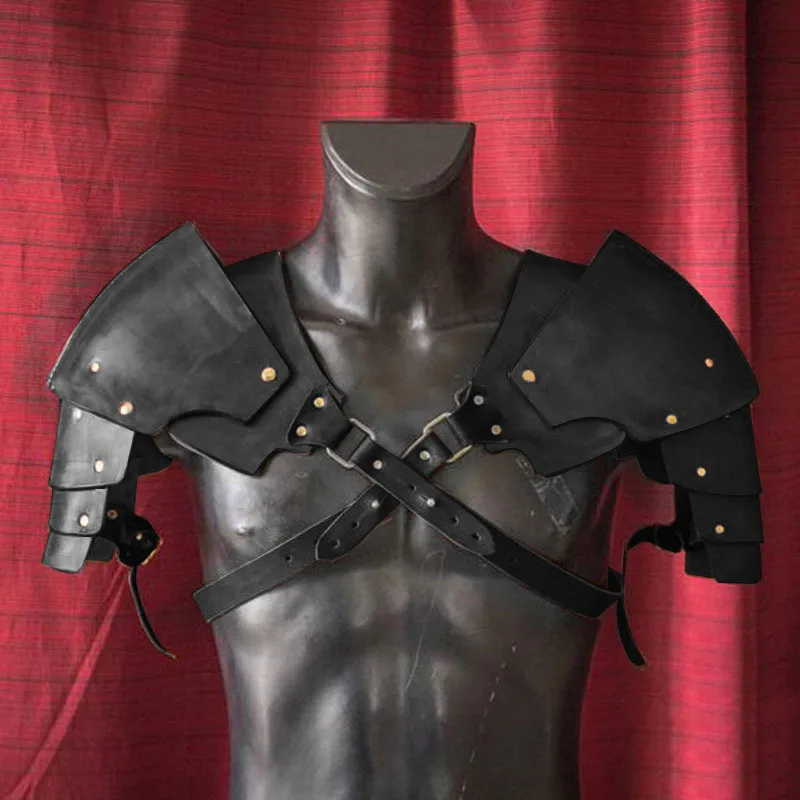 Shoulder Armor Medieval Warrior Mens Adult Costume Armor